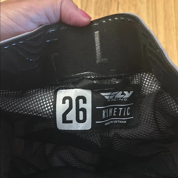 Fly Racing Gray and blue kinetic pants - Picture 4 of 5